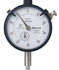 Dial Indicator 0.01mm Graduation, 10mm Range, Lug Back, Series 2, showing front view with 8mm Stem and Hardened Spindle