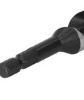 Heavy Duty Door Lock Installation Kit With 6 Blade Carbide Hole Saw For Wood And Metal Includes Auger Bit To Cut Precise Deadbolt Holes In Minutes No Splintering Or Slipping Guaranteed Pro Results auger bit close-up