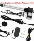 IP44 Rated 24V DC Linear Actuator With 250mm Stroke, 100 Kg Max Push And Pull, Compact Permanent Magnet Motor Design Kit