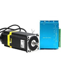 Hard Hitting Closed-Loop Stepper Servo Motor With Digital Display Drive, 12.5 Nm Torque, 1000 Line Encoder, Brake Included