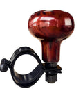 Woodgrain Steering Wheel Spinner Knob With Ball Bearing Smooth ABS One Hand Drive Aid for Cars Trucks Semis Forklifts Tractors Boats