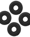 Four black tires for electric vehicles, suitable for 420 11T Motor Sprocket With Keyway For MY1020 MY1016Z MY1018 Motors