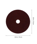 50Pcs Metal Grinding Disc Set Four Inch Red Alumina Abrasive Sheets For Aluminum And Wood