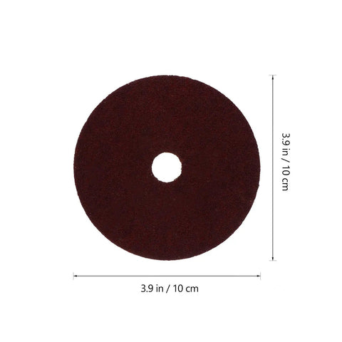 50Pcs Metal Grinding Disc Set Four Inch Red Alumina Abrasive Sheets For Aluminum And Wood