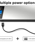 Digital food scale with USB-C cable, showcasing Food Scale For Real Kitchen Pros With 22 Pound Capacity, 0.1 Ounce And 1 Gram Increments, Seven Units.