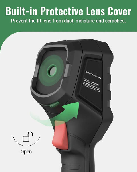 Thermal Imaging Camera With 256x192 IR Resolution And 320x240 Super Resolution For Sharp Thermal Snapshots showing lens cover