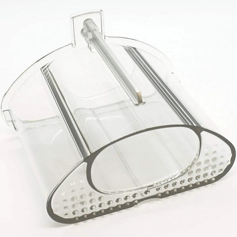 Large Clear Pusher Replacement For CFP-24 FP-12 FP-14 Food Processors, BPA Free, OEM Quality, front angle view