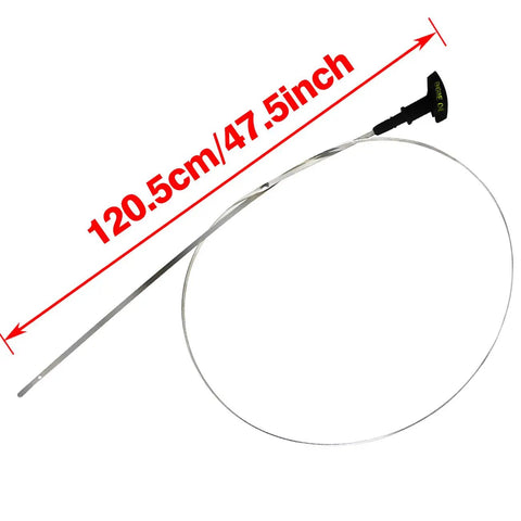Dodge Ram 2500 3500 5.9L Cummins Diesel Engine Oil Dipstick Stainless Steel Level Indicator For 2003 2004 2005 2006 with measurement labels