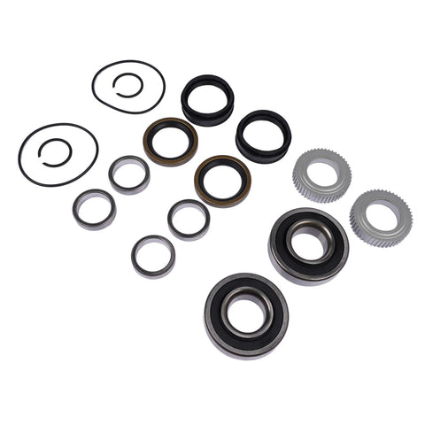 Abs Rear Wheel Bearing Seal Kit Beefed-Up Replacement For Toyota 4Runner Tacoma Tundra T100 Pickup Crown With Part Numbers 42423-20010 90363-40068 43517-35010 90310-50006 90313-54001 components displayed on surface