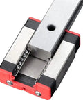 L Series Linear Rail Slide For 3D Printer Builds, Smooth Motion Guide With Carriage, Adjustable Length From 100mm To 550mm
