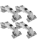 Beefy Heavy Duty Rotating Concealed Cabinet Hinges 4 Pack 175 Degree Hydraulic Soft Close Cold Rolled Steel