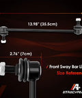 Front Sway Bar Links Set For 2007 2016 CR V And 2007 2012 RDX Replacement OEM Style For A Smoother Ride And Tight Cornering Eliminates Clunk Reduces Body Roll Heavy Duty Performance 2 Piece Pair size reference 13.98 in zinc alloy