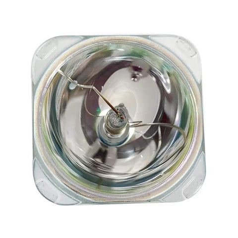 MSD Platinum 11R Projector Light Bulb viewed from top, showing reflective surface for home theater use with bright output