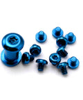 Blue titanium pivot screws for Benchmade 535 Bailout, part of Level Up Your EDC Game With This Badass Deep Carry Pocket Clip And Titanium Pivot Screws Thumb Studs Upgrade Kit.