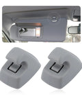 2 Pack Car Sun Visor Clip Replacement Inner Visor Clips For Cars 95994975 95994976 OEM shown with two clips and visor