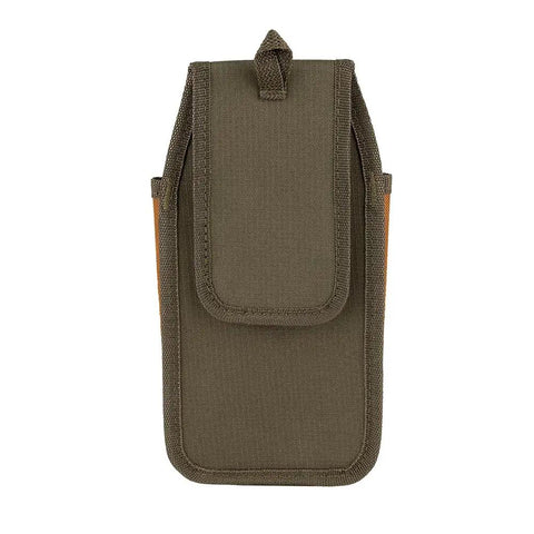 FlapFit Utility Pouch With 5 Pockets And Exterior Tool Loop, Original Series Brown Durable Poly Ripstop 600D Tool Organizer