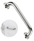 2 Pack 16 Inch Shower Grab Bar With Anti Slip Rubber Grip For Safer Showers Stainless Steel SUS304 Wall Mount Handrail