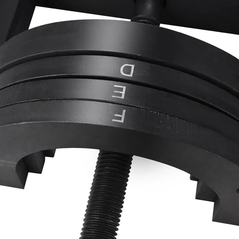 Close-up of a Master Wheel Bearing Removal Tool Set For Quick Hub And Bearing Replacement No Brainer For DIYers Fits Most Vehicles