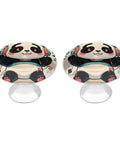 Antique Stainless Steel Round Cabinet Knobs And Drawer Handles 2 Pack Hella Durable Metal Kitchen Furniture Hardware Slick Design Top Tier Quality Upgrade featuring panda design.