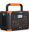 Off Grid Ready 519Wh Portable Power Station With 2 110V AC Outlets 500W Continuous Power Peak 1000W Powers 10 Devices