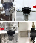Inline Water Pump Strainer Filter For Garden Pond And RV 1 Inch 40 And 80 Mesh Stainless Steel Screen Keeps Leaves And Debris Out