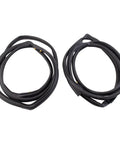 Door Weatherstrip Seal Kit For Jeep Wrangler JK 2007-2018 Replaces Worn Gasket Reduces Wind Noise Easy Install Durable Weather Seal Set KD3046
