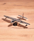 Spruce Goose Static 3D Metal Model Kit Hughes H-4 Hercules Replica 26-Piece DIY Metal Model Set for Aviation Buffs on wood