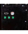 Control panel view of Rock Solid Three Motor HEPA Dust Collector With Reverse Air Jet Pulse Filter Cleaner.