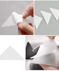 25 White Adhesive Collar Stays Disposable PVC Shirt Fixes Ditch The Droop With These Business Ready Collar Guards Keep Your Fit Fresh For Any Occasion Easy One Time Use Triangular Shape For Snug Hold - peeling adhesive collar guard