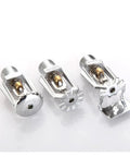 5 Piece Outdoor Fire Sprinkler Head DN15 72 Degree Fusible Alloy Set showing three different sprinkler heads for reliable protection against freezing.