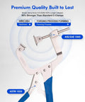 11-Inch Pocket Hole Clamp 2-In-1 Right Angle And Pocket Hole Dual-Use Clamp For Drawer Construction, Shelves, Cabinets, Boxes, And DIY Woodworking Projects, steel clamp