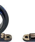 Black Screw In Fishing Rod Holders For Garage Boat Truck Or Cabin, Easy Install Rod Storage Rack Mounts Into Wood Or Drywall close-up