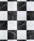 Checkerboard Porcelain Floor And Wall Tile 17 7/8 Inch Square With Glazed Textured Finish And Medium Sheen, Grade 1 First Quality