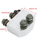 Combination CBS Hydraulic Brake Pump System for motorcycles and electric vehicles with size dimensions shown