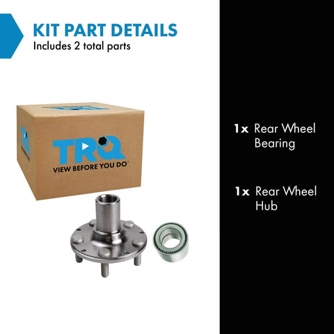 Rear Wheel Bearing And Hub Kit For Subaru Forester 1998 To 2008 Impreza 1993 To 2007 Legacy 1990 To 1999 Includes One Rear
