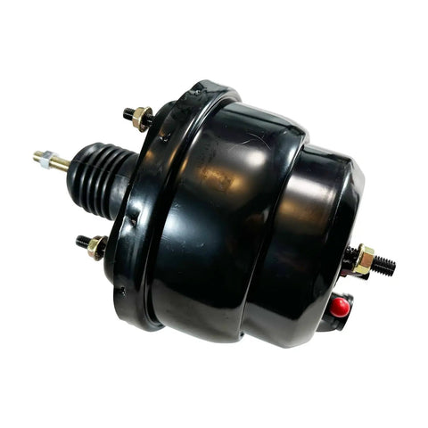 7 Inch Dual Frame Mount Pedal Power Brake Booster And Master Cylinder For Classic Chevy Suburban Trucks 1947 1954, side view