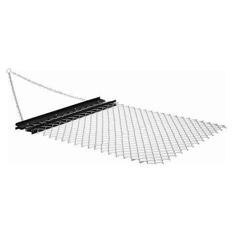 Heavy Duty Steel Drag Harrow And Field Leveler For ATV UTV And Tractor With Front Tray 5 By 4 Feet Keeps Soil Even