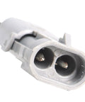 Close-up of 2-pin connector on Beefy Front Axle 4 Wheel Drive Shift Actuator With 2 Pin Connector For Chevy GMC K1500 K2500 K3500 Trucks