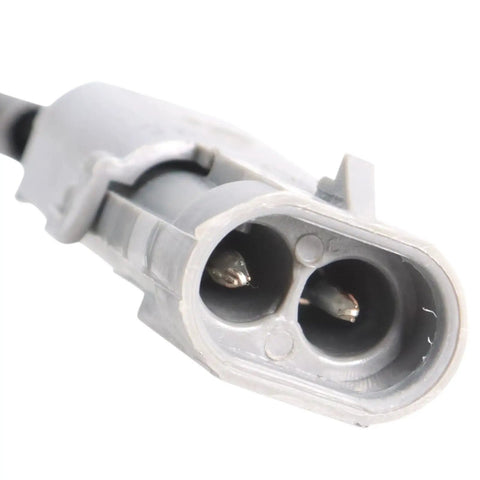 Close-up of 2-pin connector on Beefy Front Axle 4 Wheel Drive Shift Actuator With 2 Pin Connector For Chevy GMC K1500 K2500 K3500 Trucks