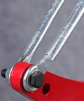 Detail of Built Tough Universal Granite Slab Lifting Clamp showing adjustable locking jaws and heavy-duty steel construction.