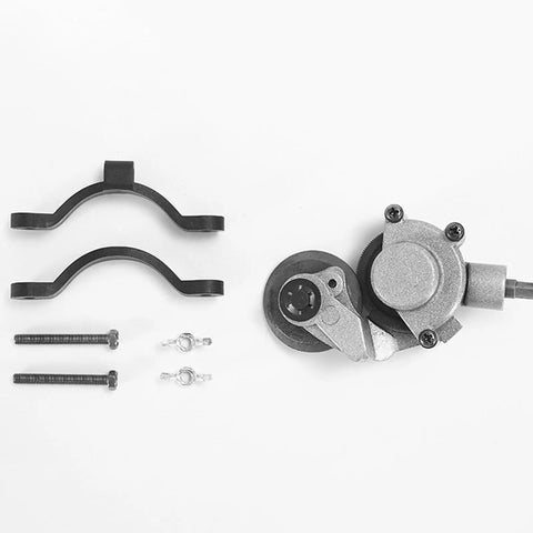 High Performance Electric Drill Sheet Metal Cutter Nibbler Attachment components including blades, brackets, and screws for metal cutting.