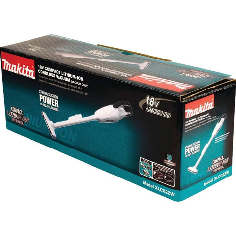 Box of Go-To Compact 18V LXT Cordless Vacuum Tool Only White With A Redesigned Floor Nozzle For Easy Maneuvering And Strong Suction