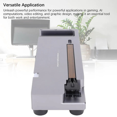 Turn Your Ordinary Laptop Into A Straight Up Gaming Beast With This External GPU Dock, showcasing a sleek silver design for enhanced performance.