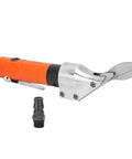 One Quarter Inch Air Shears Pneumatic Metal Cutter With Steel Straight Blade, visible with connector, 2500 RPM, for auto maintenance