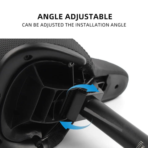 BS01 BMX Saddle With Seat Post For A Smooth Stoked Ride Lightweight Foam Comfort Pivotal Middle Hole Universal 25.4mm