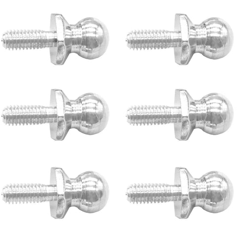 Image of 8 Pack M3 Ball Head Screws Stainless Steel 15mm Long 6mm Ball Head 8mm Hex for Himoto Redcat RC Cars