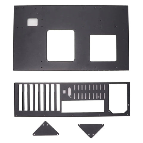 Open Frame Gaming PC Case For ATX And ITX Motherboards DIY Friendly 305 By 245Mm Fit One SSD And One HDD Bay metal components