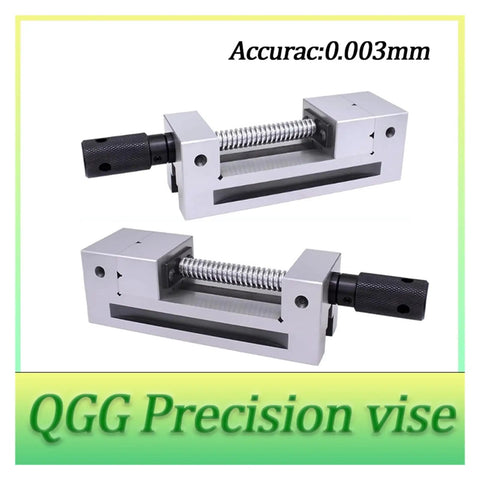 High Precision Right Angle Cnc Tongs Heavy Duty Steel Flatnose Vise Pliers, precision vise showing metallic body and adjustable screw.