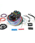 12 Circuit Wiring Harness Kit With 10 Fuses For Cars Trucks And ATVs Easy Plug And Play Front To Back Install With Extra Wire Length