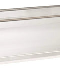 Steel Mail Slot With Satin Nickel Finish, Spring Loaded Front Plate, Interlocking Flap For Tight Closure, 11 Inch Wide By 2.3 Inch High Slot